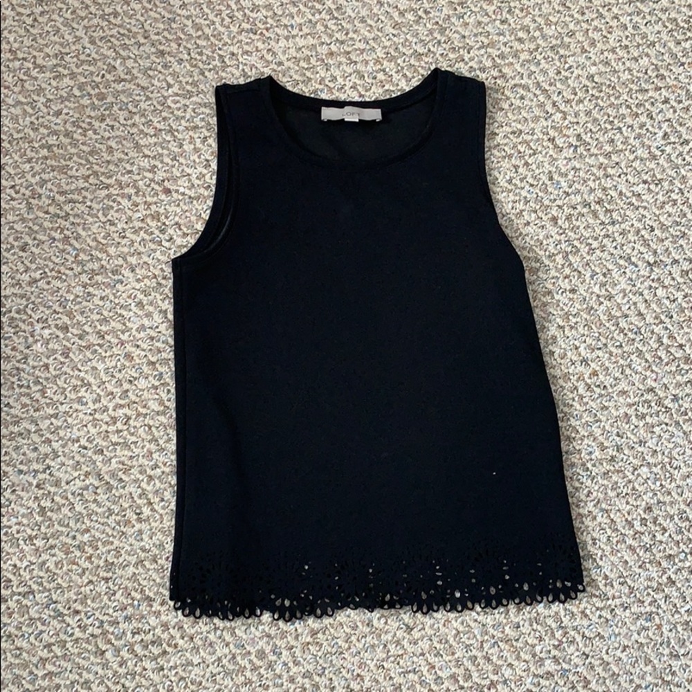Black tank top